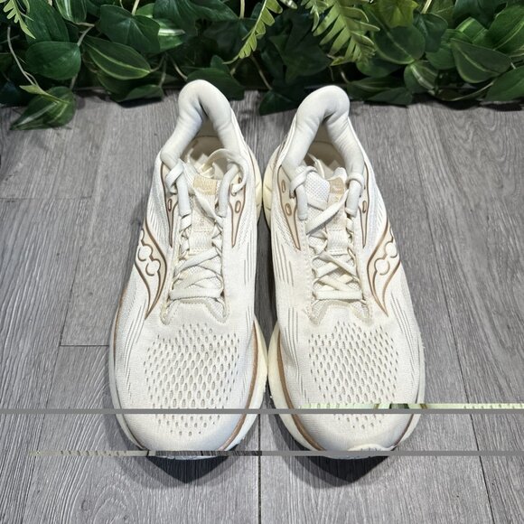 Saucony Womens Ride 18 S11000-104 White Running Shoes Sneakers Size 9 - Picture 2 of 10